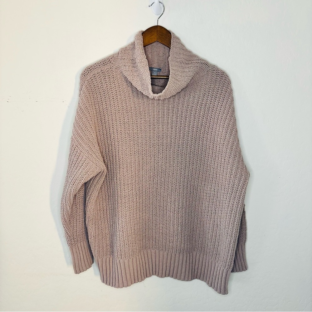 Aerie Chunky Knit Cowl Neck Sweater – Women’s Size Small Neutral‎ Taupe